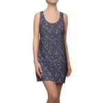 Floral Mosaic Racerback Dress — All-Over Print Summer Sundress