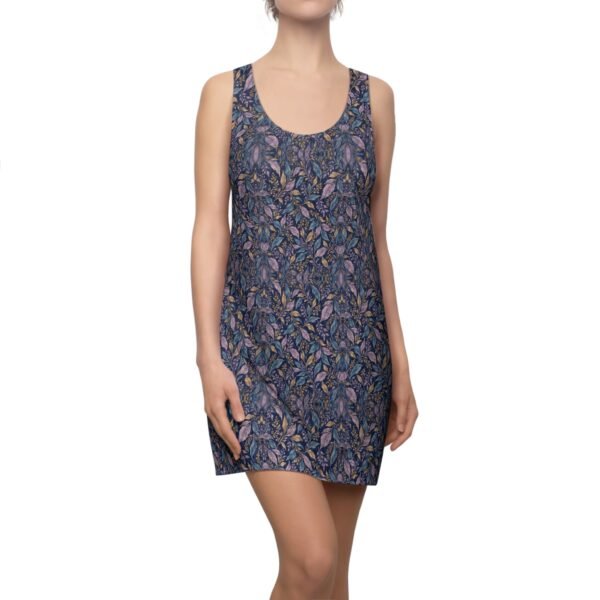 Floral Mosaic Racerback Dress — All-Over Print Summer Sundress