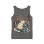 Sea Monster Tank Top — Cute Chubby Kraken Beach Illustration