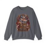 Vintage Ballerina Crewneck Sweatshirt — 'Clockwork Lullaby' Gothic Ballet Graphic