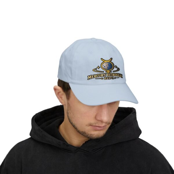 Mercury Retrograde Dept. Vintage Astrology Embroidered Dad Cap