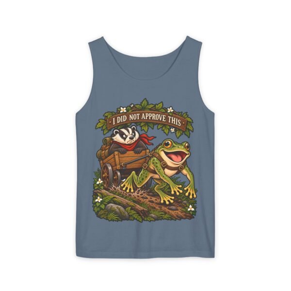 Tank Top — Retro Frog & Cart Rider Graphic “I Did Not Approve This”