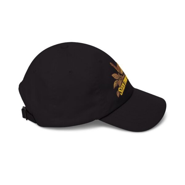 Seen From The Porch Dad Cap — Bird & Leaves Embroidered Baseball Hat