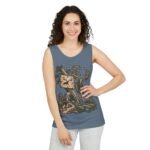 Adventure Tank Top – “Not Lost, Just Taking the Scenic Route” Moose & Hiker Design