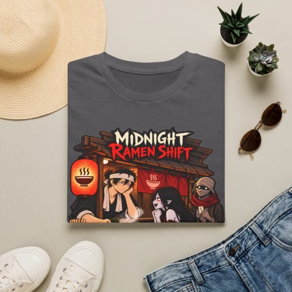 Midnight Ramen Shift Anime Ramen Shop T-Shirt