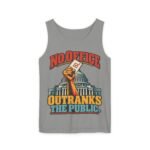 No Office Outranks The Public Tank Top — Voting Rights Graphic Tank