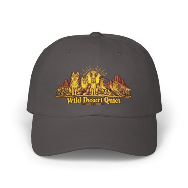 Dad Cap — Wild Desert Quiet Embroidered Coyote Hat
