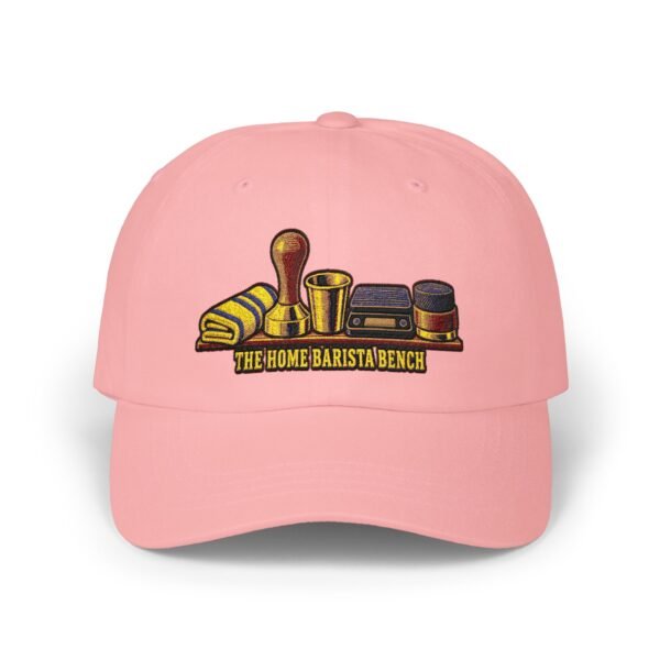 Barista Tools Dad Cap — "The Home Barista Bench" Embroidered Coffee Hat