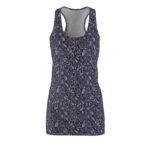 Floral Mosaic Racerback Dress — All-Over Print Summer Sundress