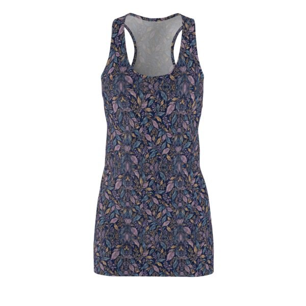 Floral Mosaic Racerback Dress — All-Over Print Summer Sundress