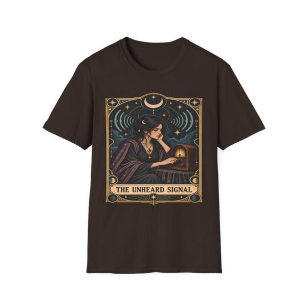 The Unheard Signal T-Shirt — Mystic Woman Signal Lamp Graphic Tee