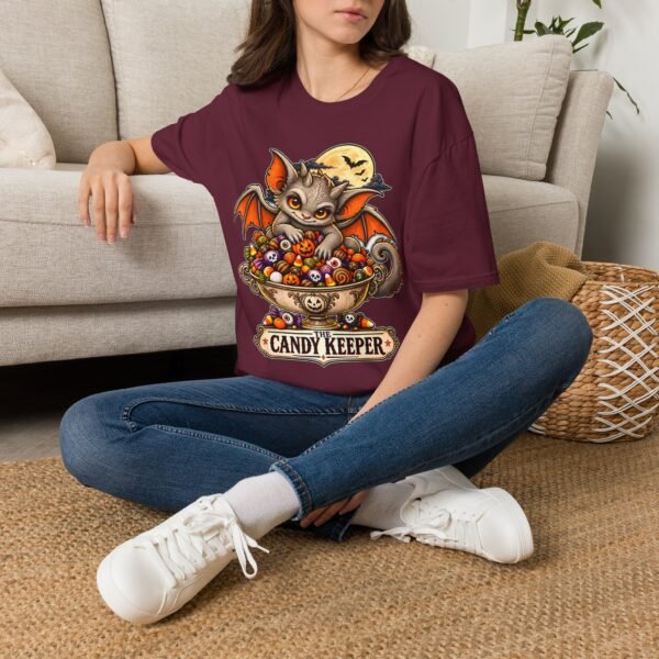 Candy Keeper Bat T-Shirt — Cute Halloween Candy Bowl Tee