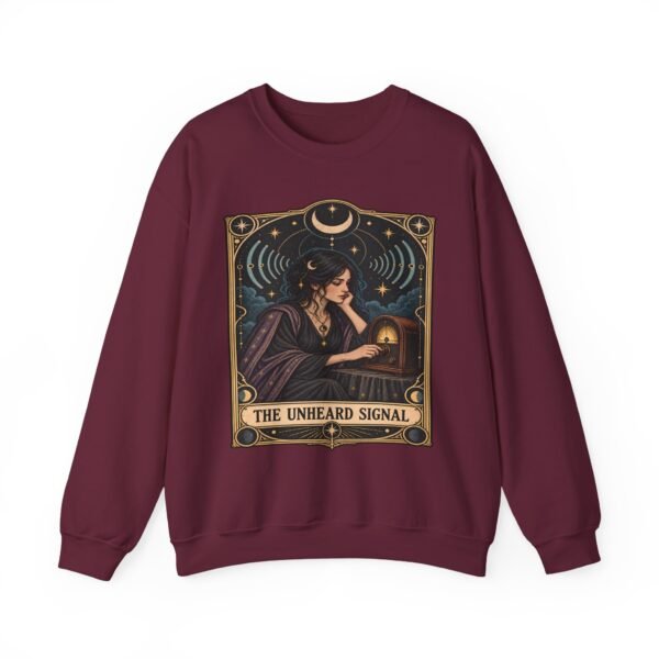 Mystic Radio Tarot Sweatshirt — "The Unheard Signal" Crewneck