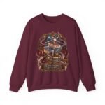 Vintage Ballerina Crewneck Sweatshirt — 'Clockwork Lullaby' Gothic Ballet Graphic