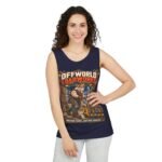 Offworld Loadworks sci-fi warehouse Mountain Goat Worker illustration Tank Top | space cargo loading