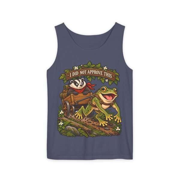 Tank Top — Retro Frog & Cart Rider Graphic “I Did Not Approve This”