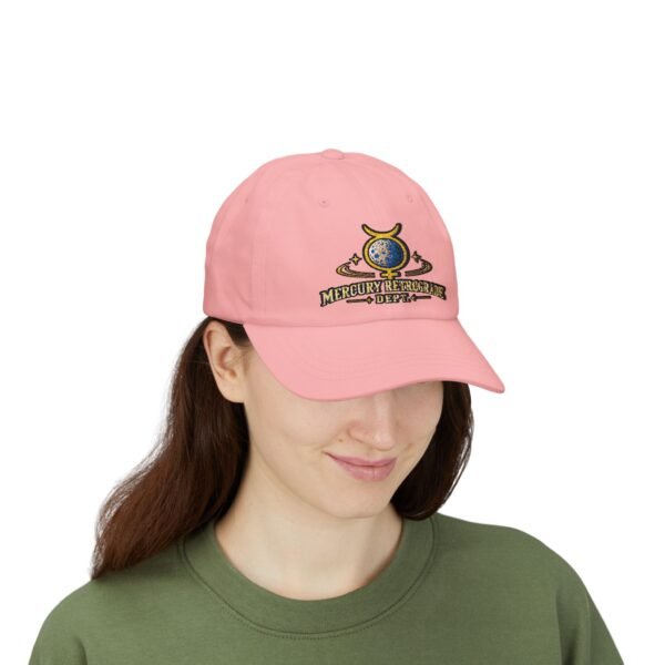 Mercury Retrograde Dept. Vintage Astrology Embroidered Dad Cap