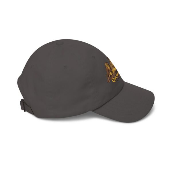 Dad Cap — “Quiet Paws, Open Pages” Cat & Owl Reading Embroidered Hat