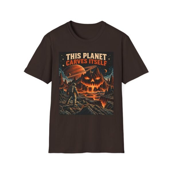This Planet Carves Itself Graphic T-Shirt – Retro Space Explorer Tee