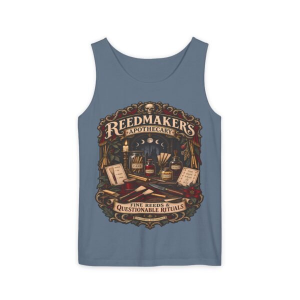 Reedmaker’s Apothecary Tank Top — “Fine Reeds & Questionable Rituals”