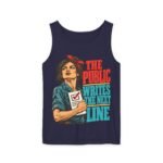 Tank Top — “The Public Writes the Next Line” Voting Rights Retro Graphic Tank