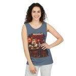 Midnight Ramen Shift Tank Top — Anime Night Owl Graphic Tank