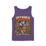 Offworld Loadworks sci-fi warehouse Mountain Goat Worker illustration Tank Top | space cargo loading