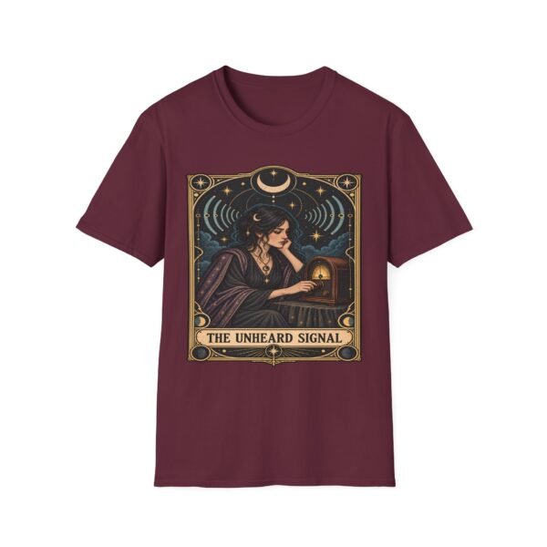 The Unheard Signal T-Shirt — Mystic Woman Signal Lamp Graphic Tee