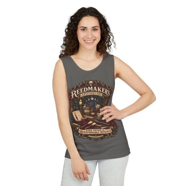 Reedmaker’s Apothecary Tank Top — “Fine Reeds & Questionable Rituals”