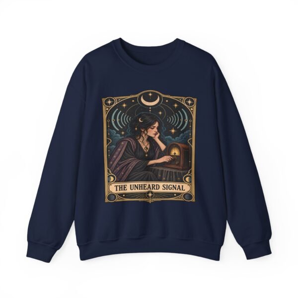 Mystic Radio Tarot Sweatshirt — "The Unheard Signal" Crewneck