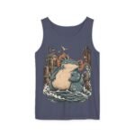 Sea Monster Tank Top — Cute Chubby Kraken Beach Illustration
