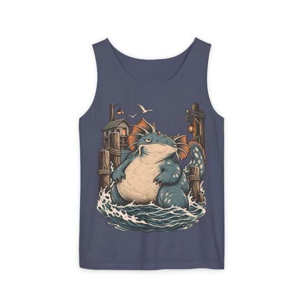 Sea Monster Tank Top — Cute Chubby Kraken Beach Illustration