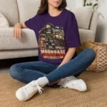 Moonbase Sanitation Crew T-Shirt — Retro Space Possum Graphic Tee