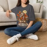 Candy Keeper Bat T-Shirt — Cute Halloween Candy Bowl Tee