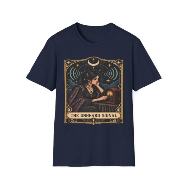 The Unheard Signal T-Shirt — Mystic Woman Signal Lamp Graphic Tee