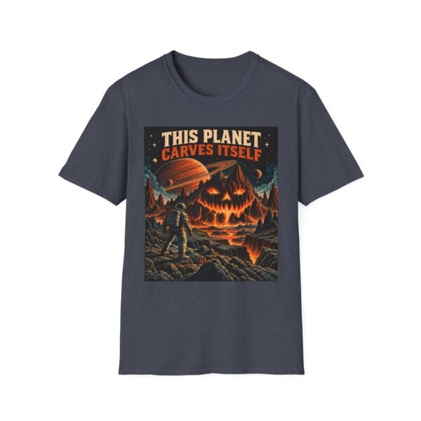This Planet Carves Itself Graphic T-Shirt – Retro Space Explorer Tee