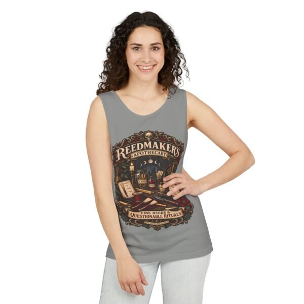 Reedmaker’s Apothecary Tank Top — “Fine Reeds & Questionable Rituals”