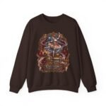 Vintage Ballerina Crewneck Sweatshirt — 'Clockwork Lullaby' Gothic Ballet Graphic