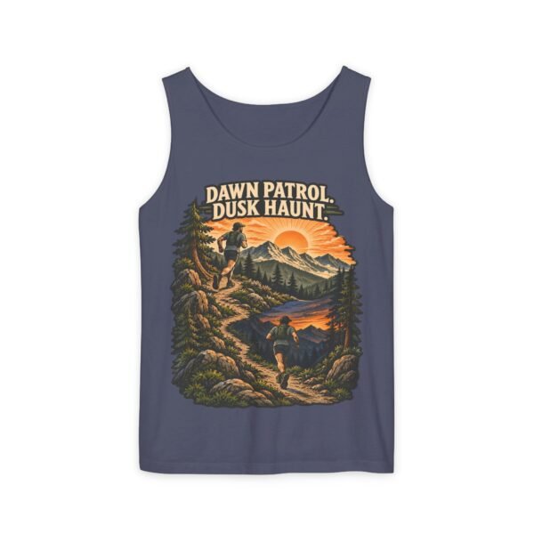 Dawn Patrol Dusk Haunt Tank Top — Vintage Mountain Hiking Graphic
