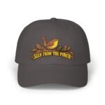 Seen From The Porch Dad Cap — Bird & Leaves Embroidered Baseball Hat