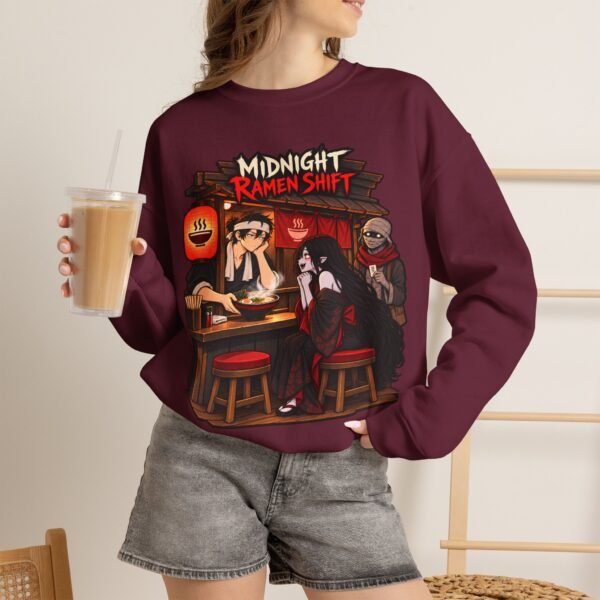 Midnight Ramen Shift Crewneck Sweatshirt