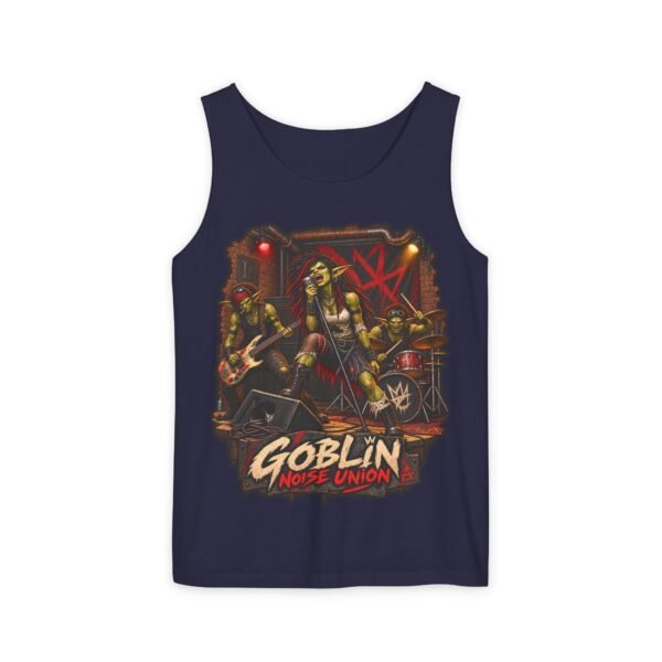 Goblin Noise Union Band Tank Top — Punk Rock Concert Graphic Tank