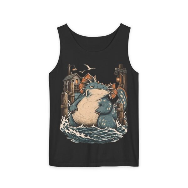 Sea Monster Tank Top — Cute Chubby Kraken Beach Illustration